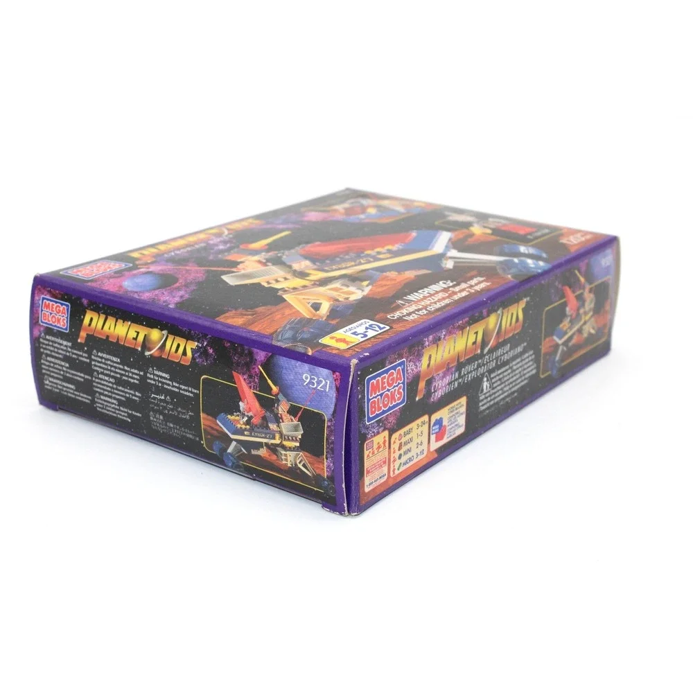 1997 Mega Bloks Blocks 9321 Planetoids Cyborian Rover SEALED 120 pcs NOS